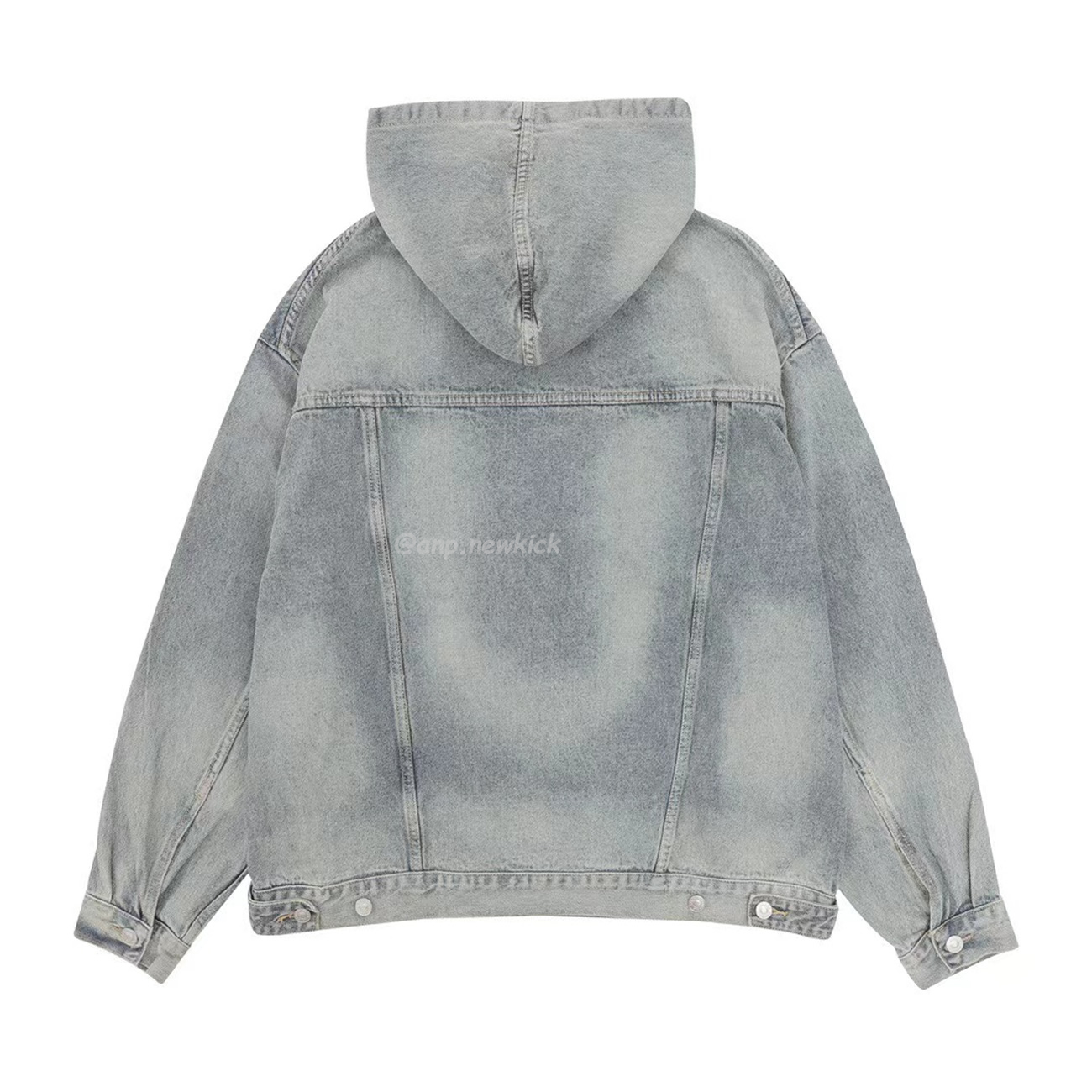 Balenciaga Hooded Denim Hoodie (10) - newkick.cc